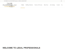 Tablet Screenshot of legalprofessionals.net